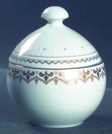 Snowflake Sugar Bowl & Lid