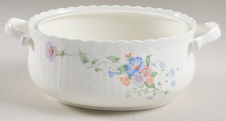 Something Blue Oval Vegetable No Lid