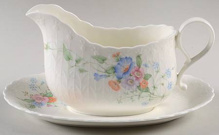 Something Blue Gravy Boat & Underplate