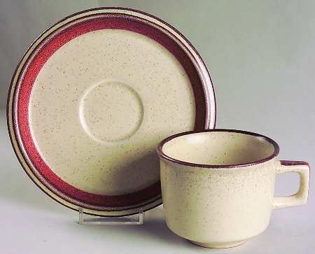 Solar Cloud Flat Cup & Saucer Set