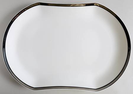 Solitude 17" Oval Serving Platter