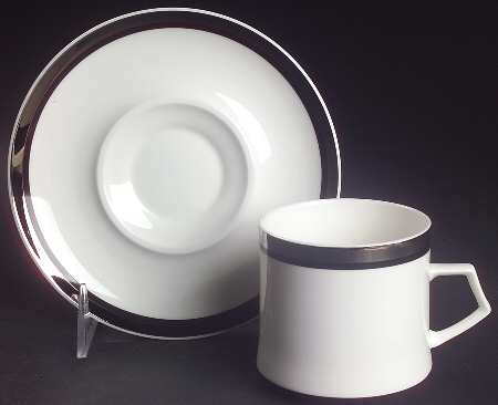 Solitude Flat Cup & Saucer Set