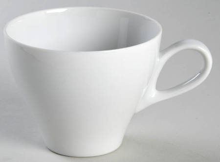 Sophisticate White Flat Cup