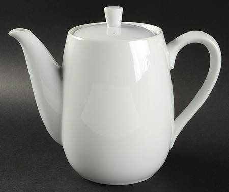 Sophisticate White Teapot & Lid