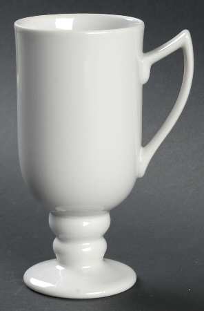 Sophisticate White Pedestal Mug