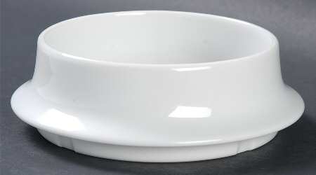 Sophisticate White Open Cheese Crock