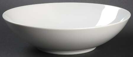 Sophisticate White 8" Round Vegetable Bowl