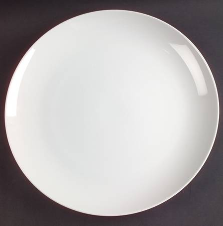 Sophisticate White 12" Chop Plate (Round Platter)