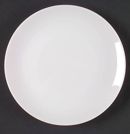 Sophisticate White Bread & Butter Plate