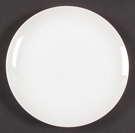 Sophisticate White Bread & Butter Plate