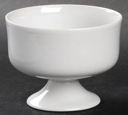 Sophisticate White China Sherbet