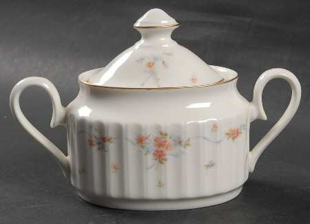 Soft Petals Sugar Bowl & Lid