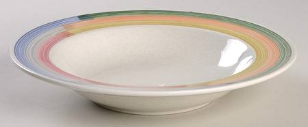 Southwest Sunset Large Rim Soup Bowl
