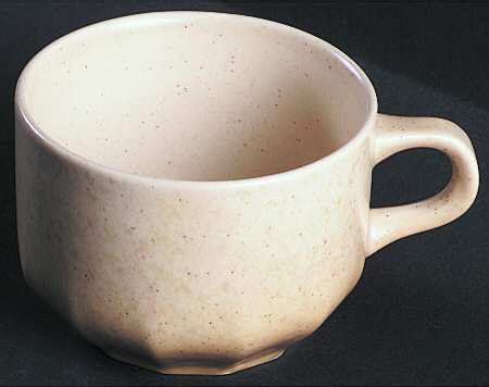 Speckled Biscuit Flat Cup