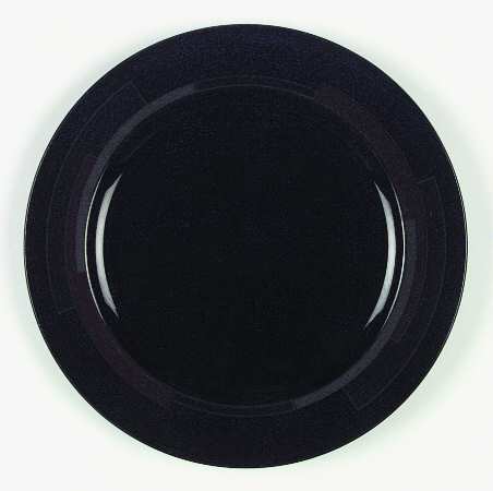 Spectra Black Dinner Plate