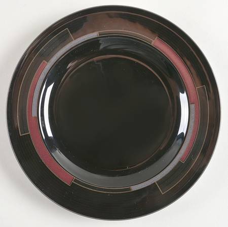 Spectra Black Salad Plate
