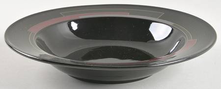 Spectra Black Large Rim Soup Bowl