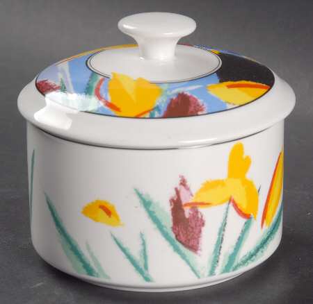 Spring Bloom Sugar Bowl & Lid