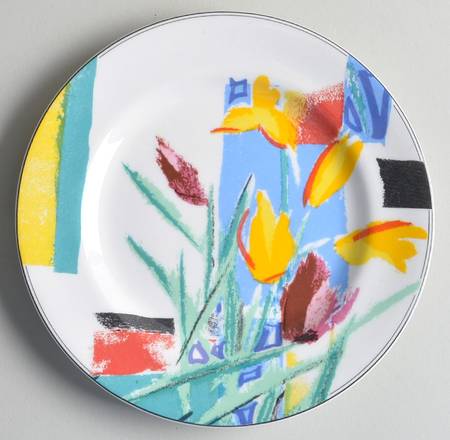 Spring Bloom Bread & Butter Plate