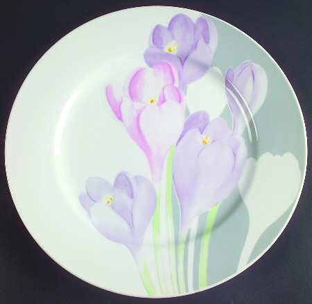 Spring Crocus 12" Chop Plate (Round Platter)