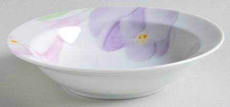 Spring Crocus Rim Fruit/Dessert (Sauce) Bowl