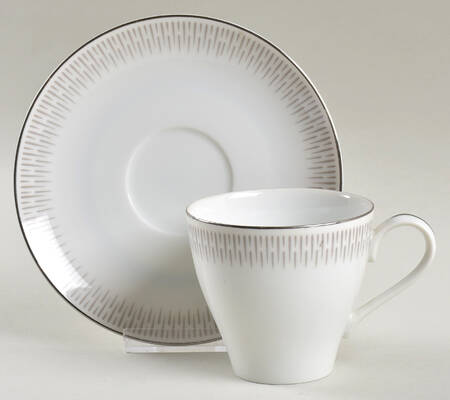 Spectrum Flat Cup & Saucer Set by Mikasa