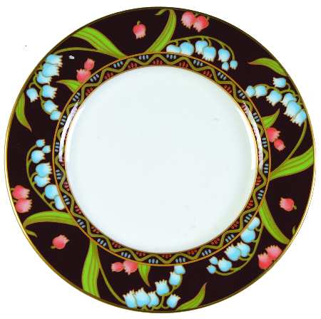 Spring Fantasy Cordovan Bread & Butter Plate