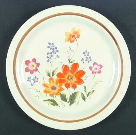 Spring Floral Dinner Plate