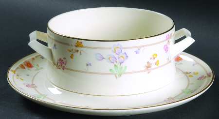 Spring Garden Gravy Boat & Underplate
