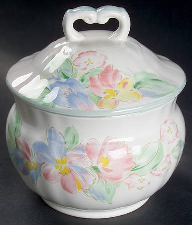 Spring Glory Sugar Bowl & Lid