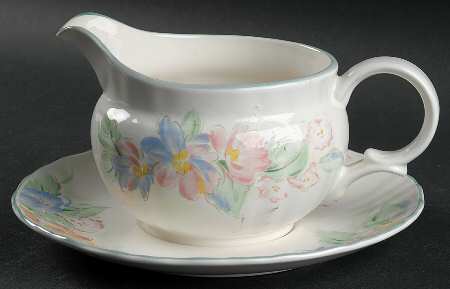 Spring Glory Gravy Boat & Underplate
