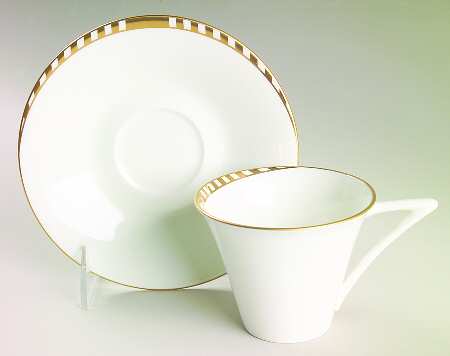 Sphinx Flat Cup & Saucer Set