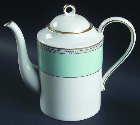 Spindle Green Coffee Pot & Lid