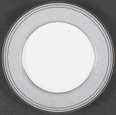 Spindle Gray Salad Plate
