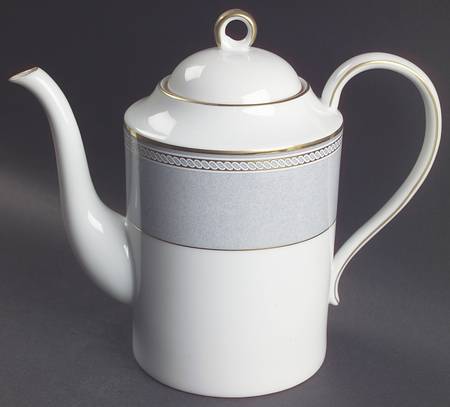 Spindle Gray Coffee Pot & Lid