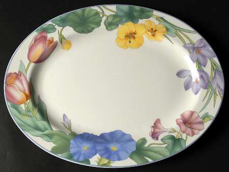 Spring Legacy 14" Oval Serving Platter by Mikasa