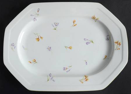 Spring Morning 14" Oval Serving Platter