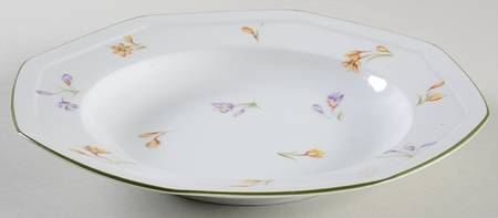 Spring Morning Large Rim Soup Bowl