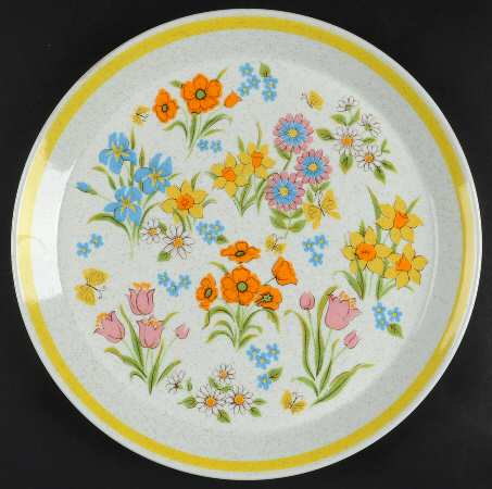 Spring Meadows 12" Chop Plate (Round Platter)