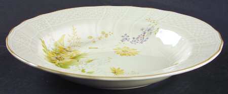Spring Meadow Large Rim Soup Bowl