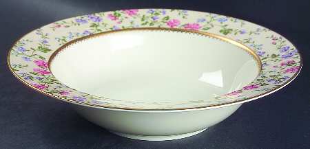 Spring Moire 10" Round Vegetable Bowl