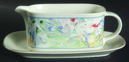 Spring Ritual Gravy Boat & Underplate (Relish/Butter)