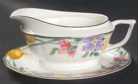 Spring Serenade Gravy Boat & Underplate