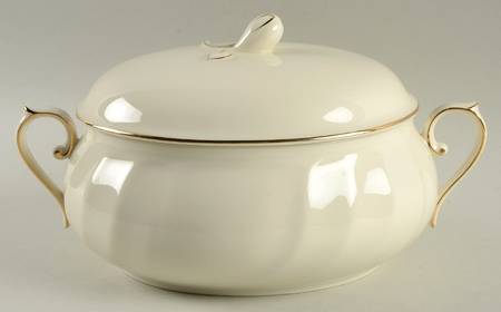 Spun Silk Oval Covered Vegetable