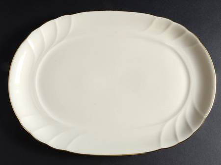 Spun Silk 14" Oval Serving Platter by Mikasa