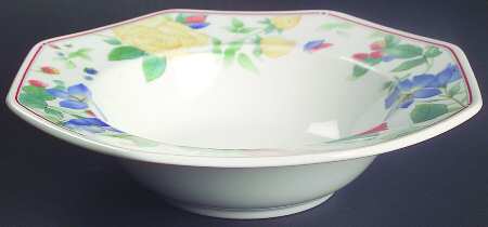 Spring Sonata Rim Fruit/Dessert (Sauce) Bowl
