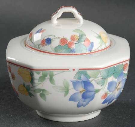 Spring Sonata Sugar Bowl & Lid
