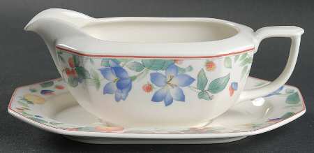 Spring Sonata Gravy Boat & Underplate