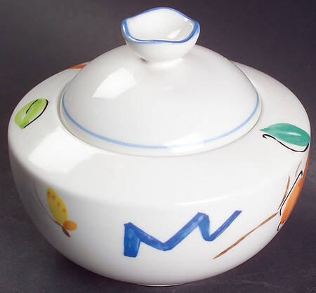 Spring Song Sugar Bowl & Lid