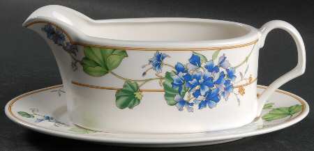 Spring Tapestry Gravy Boat & Underplate